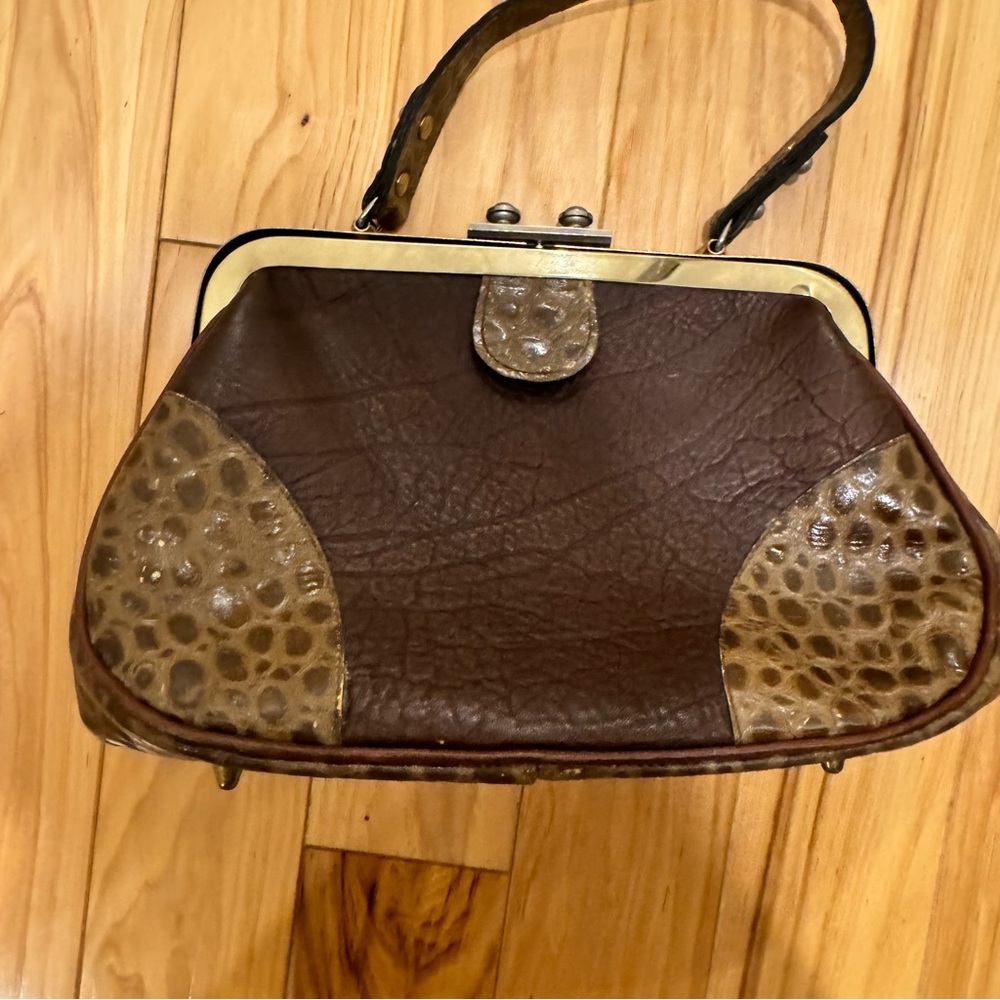 Vintage Roger Van S Brown Leather Purse